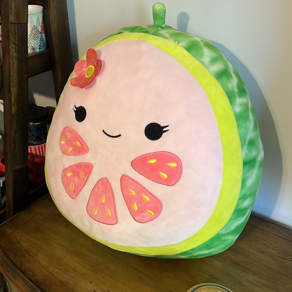 Kellytoy Squishmallows Lena the Guava 16" Plush - Picture 2 of 5